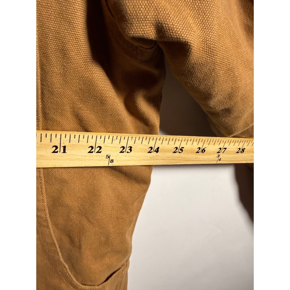 CornerStone Mens Duck Cloth Work Jacket Tan Flannel Lined Mission Mechanical L - Picture 8 of 9
